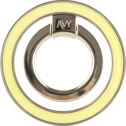 AVY Stand MagSafe Ring Stand / Vinger Houder Geel afbeelding 1