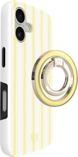 AVY Stand MagSafe Ring Stand / Vinger Houder Geel afbeelding 6