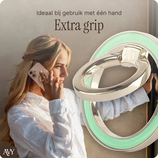 AVY Stand MagSafe Ring Stand / Vinger Houder Matcha afbeelding 4