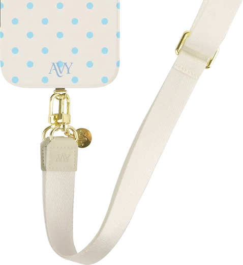 AVY Verstelbaar Nylon Crossbody Telefoonkoord (130CM) Beige afbeelding 8