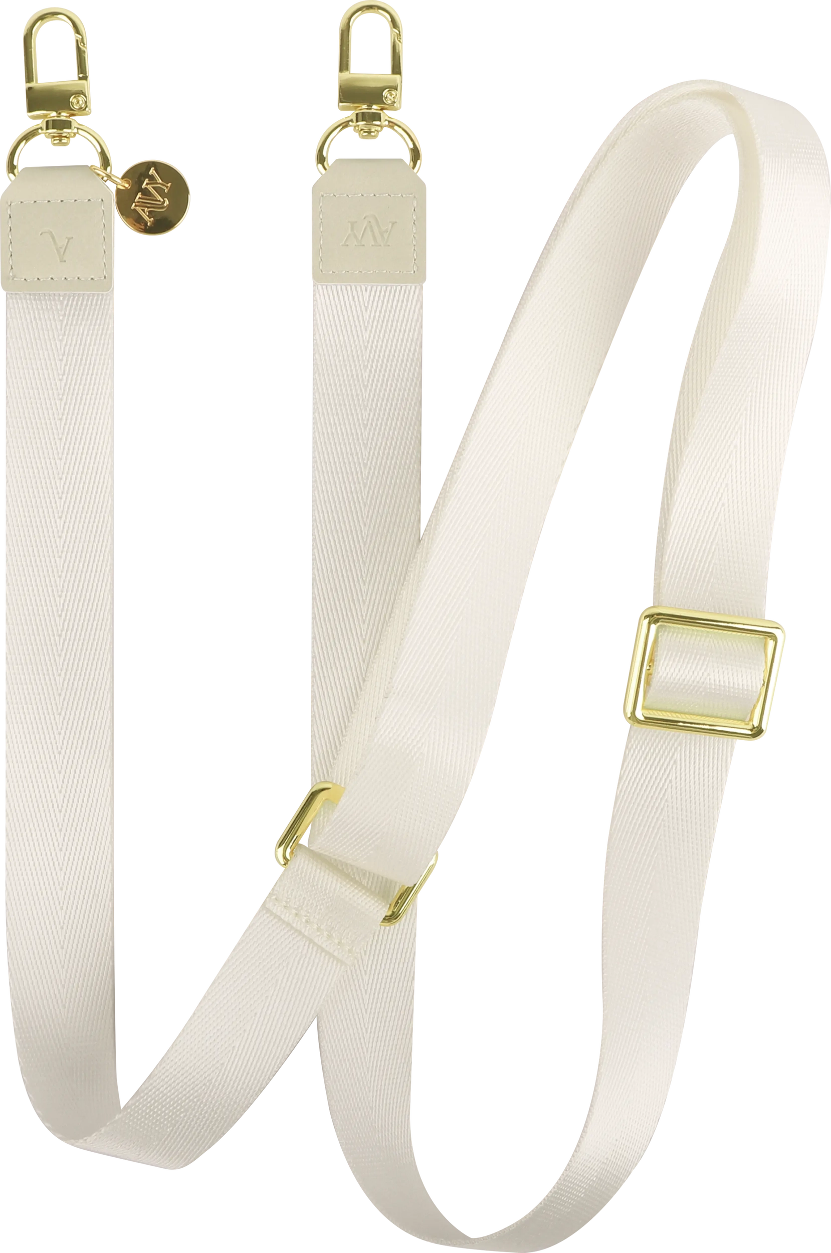 AVY Verstelbaar Nylon Crossbody Telefoonkoord (130CM) Beige afbeelding 1