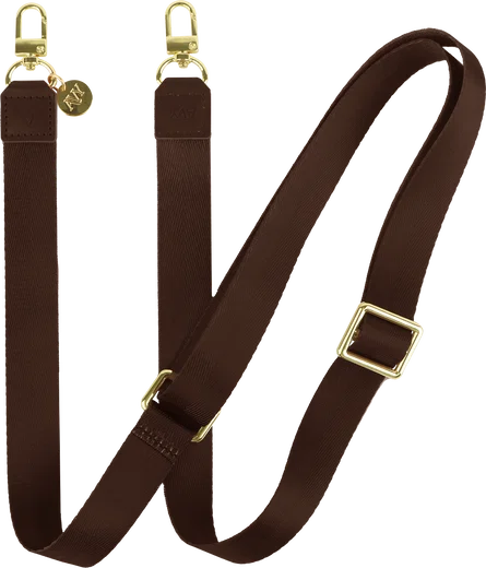 AVY Verstelbaar Nylon Crossbody Telefoonkoord (130CM) Brown afbeelding 1