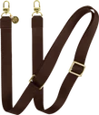 AVY Verstelbaar Nylon Crossbody Telefoonkoord (130CM) Brown