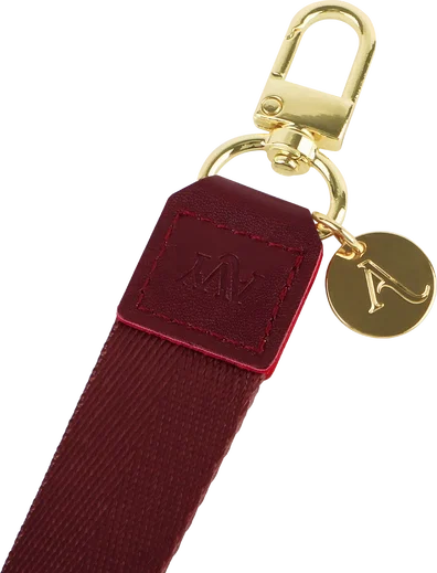 AVY Verstelbaar Nylon Crossbody Telefoonkoord (130CM) Burgundy afbeelding 2