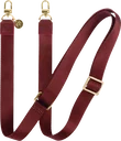 AVY Verstelbaar Nylon Crossbody Telefoonkoord (130CM) Burgundy