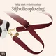 AVY Verstelbaar Nylon Crossbody Telefoonkoord (130CM) Burgundy afbeelding 3