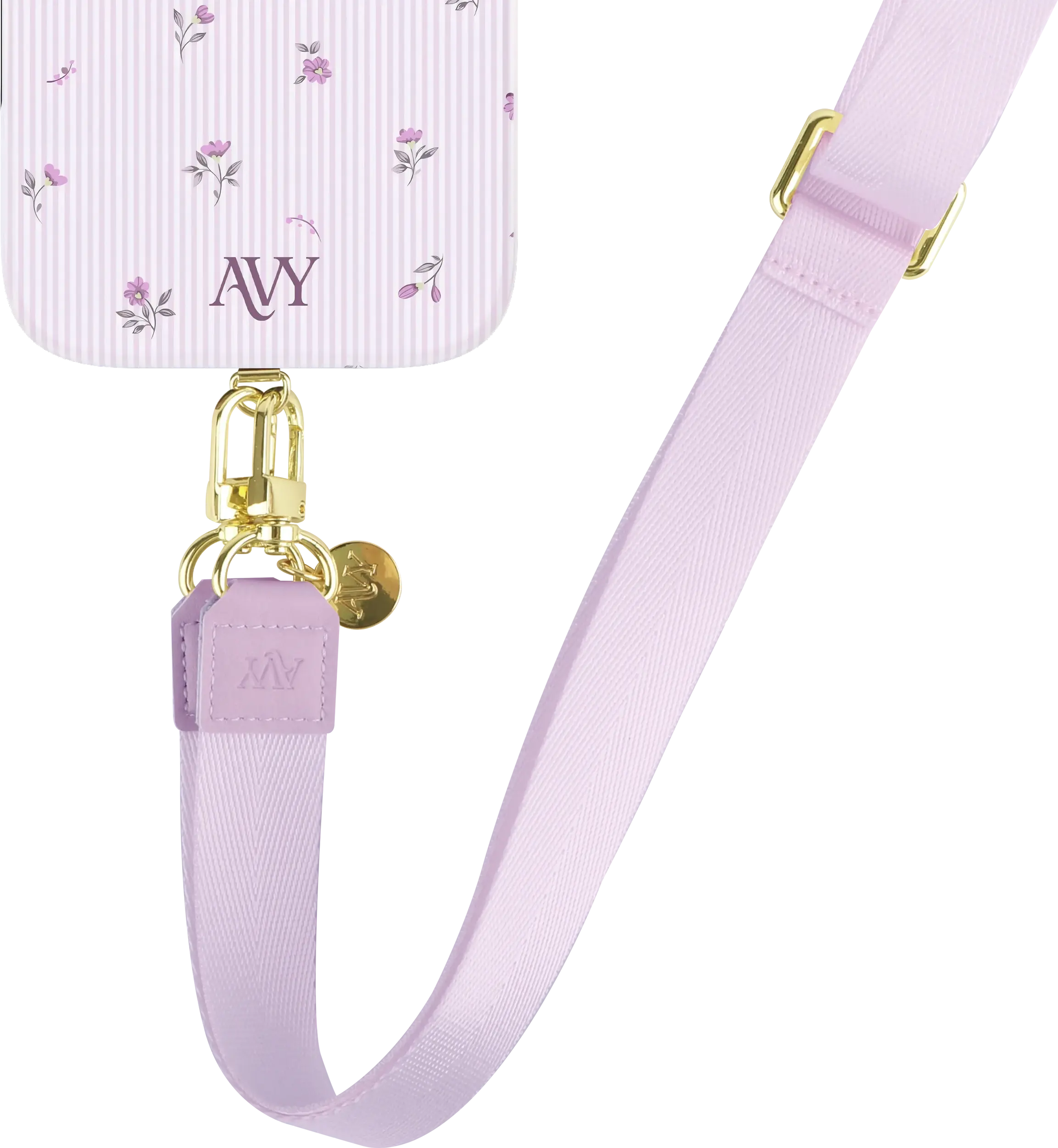 AVY Verstelbaar Nylon Crossbody Telefoonkoord (130CM) Pink afbeelding 6