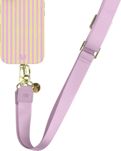 AVY Verstelbaar Nylon Crossbody Telefoonkoord (130CM) Purple afbeelding 5