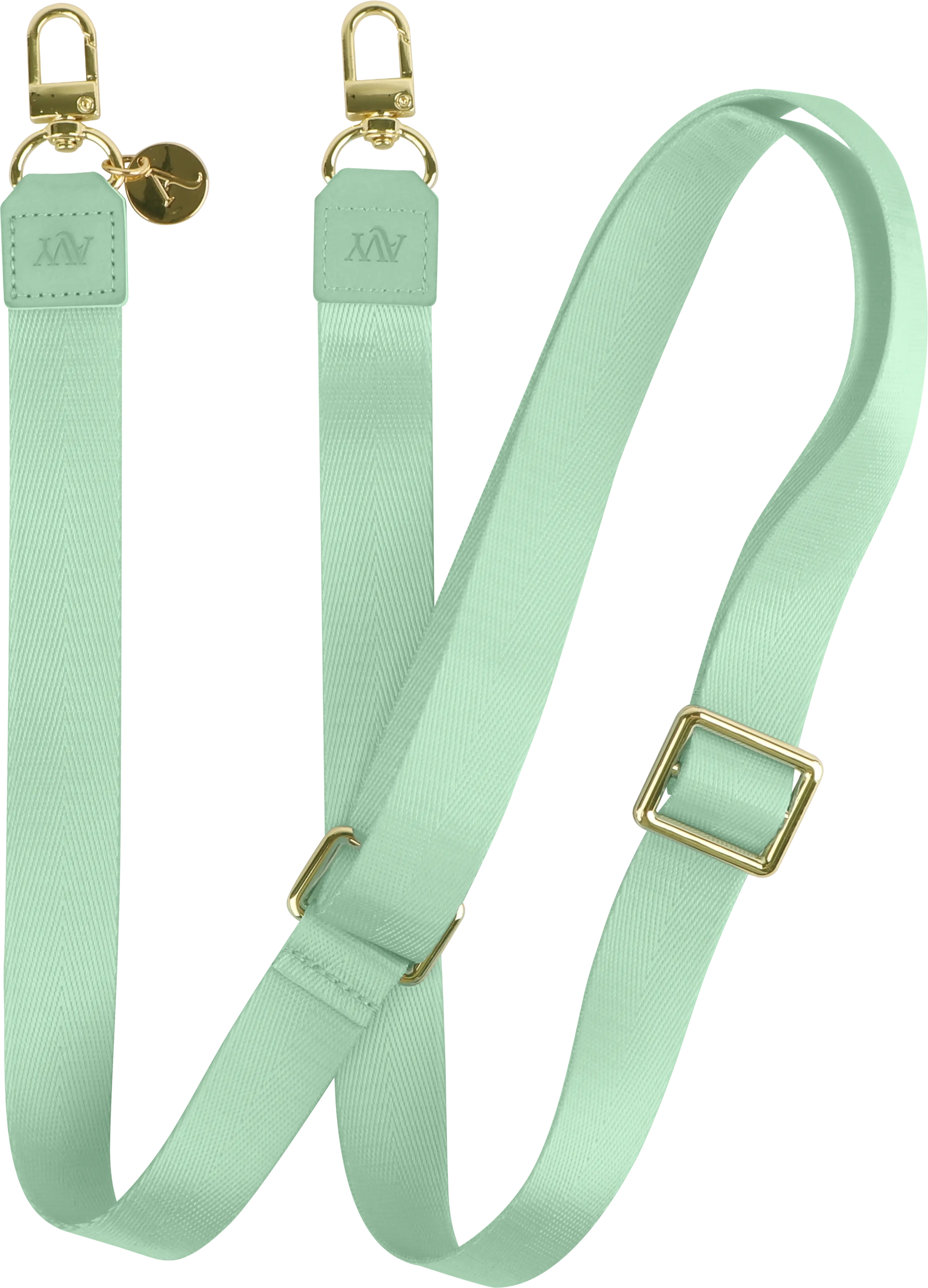 AVY Verstelbaar Nylon Crossbody Telefoonkoord (130CM) Matcha afbeelding 1
