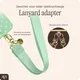 AVY Verstelbaar Nylon Crossbody Telefoonkoord (130CM) Matcha afbeelding 3