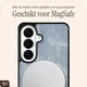 AVY Samsung Galaxy S26 Hoesje met Koord Haakjes MagSafe Denim afbeelding 7