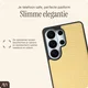 AVY Samsung Galaxy S26 Ultra Hoesje met Koord Haakjes MagSafe Leer Croco Geel afbeelding 8