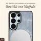 AVY Samsung Galaxy S26 Ultra Hoesje met Koord Haakjes MagSafe Denim afbeelding 6