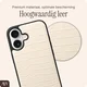 AVY Apple iPhone 17 Hoesje met Koord Haakjes MagSafe Leer Croco Beige afbeelding 6
