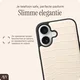 AVY Apple iPhone 17 Hoesje met Koord Haakjes MagSafe Leer Croco Beige afbeelding 8