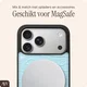 AVY Apple iPhone 17 Pro Max Hoesje met Koord Haakjes MagSafe Leer Croco Blauw afbeelding 8