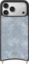 AVY Apple iPhone 17 Pro Max Hoesje met Koord Haakjes MagSafe Denim