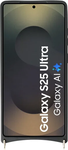 AVY Samsung Galaxy S25 Ultra Hoesje met Koord Haakjes MagSafe Denim afbeelding 11