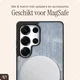 AVY Samsung Galaxy S25 Ultra Hoesje met Koord Haakjes MagSafe Denim afbeelding 7