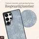 AVY Samsung Galaxy S25 Ultra Hoesje met Koord Haakjes MagSafe Denim afbeelding 6