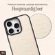 AVY Apple iPhone 16 Pro Hoesje met Koord Haakjes MagSafe Leer Croco Beige afbeelding 7