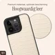 AVY Apple iPhone 15 Pro Hoesje met Koord Haakjes MagSafe Leer Croco Beige afbeelding 7