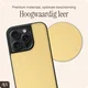 AVY Apple iPhone 15 Pro Max Hoesje met Koord Haakjes MagSafe Leer Croco Geel afbeelding 7