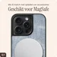 AVY Apple iPhone 15 Pro Max Hoesje met Koord Haakjes MagSafe Denim afbeelding 8