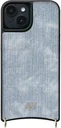 AVY Apple iPhone 14 / 13 Hoesje met Koord Haakjes MagSafe Denim