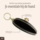 AVY Mini Telefoontasje / Phone Bag Pouch met Rits en Haakje Leer Croco Geel afbeelding 5