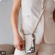 AVY Verstelbaar Crossbody Telefoonkoord (130CM) Leather Croco Beige afbeelding 4