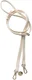 AVY Verstelbaar Crossbody Telefoonkoord (130CM) Leather Croco Beige