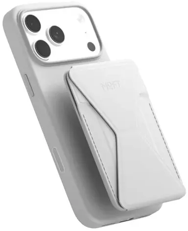 MOFT MagSafe Pasjeshouder met Standaard en Apple Find My Grijs afbeelding 15