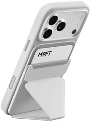 MOFT MagSafe Pasjeshouder met Standaard en Apple Find My Grijs afbeelding
