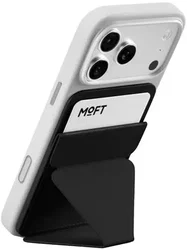 MOFT MagSafe Pasjeshouder met Standaard en Apple Find My Zwart afbeelding