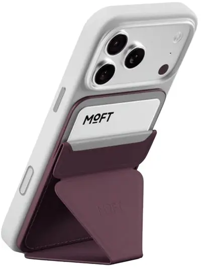 MOFT MagSafe Pasjeshouder met Standaard en Apple Find My Paars afbeelding 1