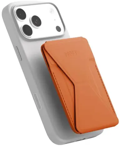 MOFT MagSafe Pasjeshouder met Standaard en Apple Find My Oranje afbeelding 15