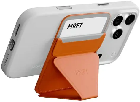 MOFT MagSafe Pasjeshouder met Standaard en Apple Find My Oranje afbeelding 16