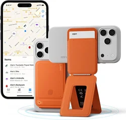 MOFT Tripod Wallet MOVAS MagSafe Kaarthouder met Standaard en Zoek Mijn Oranje afbeelding