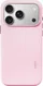 MOFT MOVAS Snap iPhone 17 Pro Hoesje MagSafe Vegan Leer Back Cover Roze