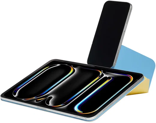 MOFT Dynamic Folio iPad Mini 6 / 7 Hoes Book Case met Standaard Blauw Geel afbeelding 9