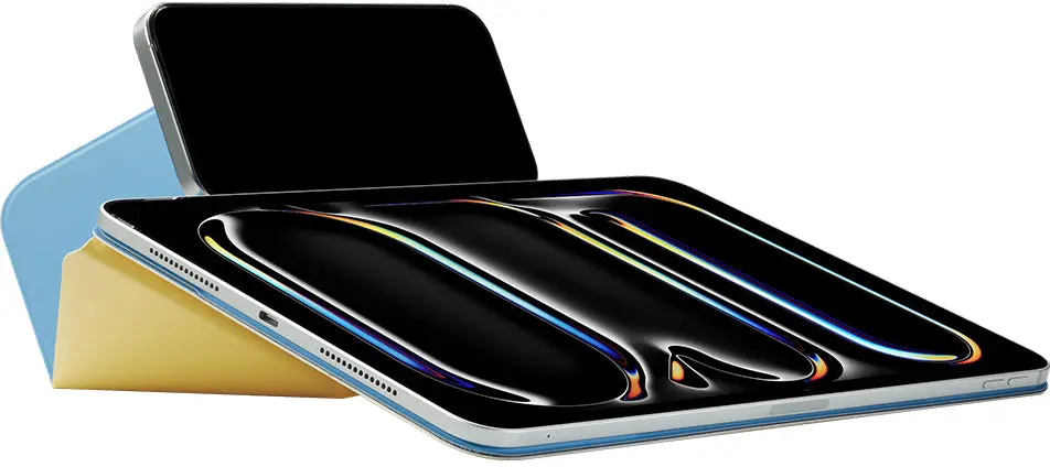 MOFT Dynamic Folio iPad Mini 6 / 7 Hoes Book Case met Standaard Blauw Geel afbeelding 5