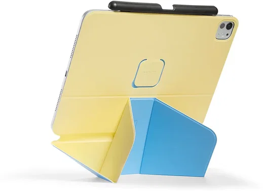 MOFT Dynamic Folio iPad Mini 6 / 7 Hoes Book Case met Standaard Blauw Geel afbeelding 8