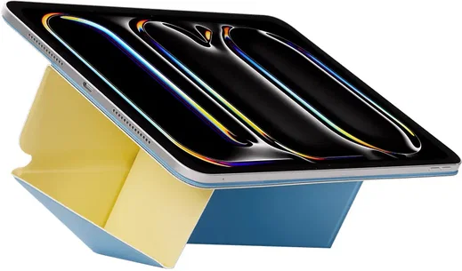 MOFT Dynamic Folio iPad Mini 6 / 7 Hoes Book Case met Standaard Blauw Geel afbeelding 7