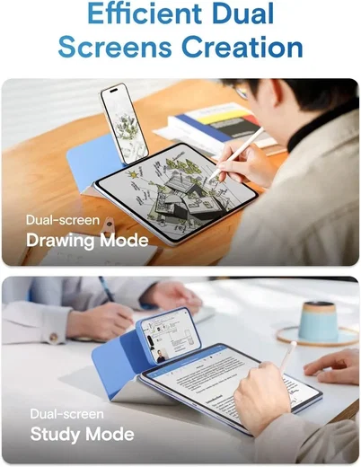 MOFT Dynamic Folio iPad Pro 11 (2022/2021/2020/2018) Hoes met Standaard Geel afbeelding 5