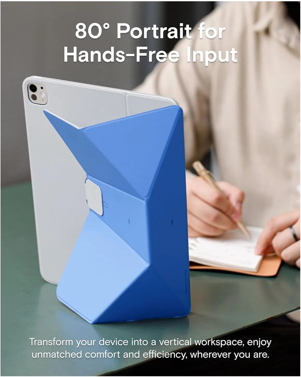 MOFT Dynamic Folio iPad Pro 11 (2022/2021/2020/2018) Hoes met Standaard Geel afbeelding 6