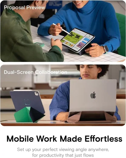 MOFT Dynamic Folio iPad Air 11 (24/25/26) / Air 10.9 (2022/2020) Hoes Zwart afbeelding 4