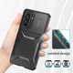 Samsung Galaxy A57 Hoesje Camera Slider Back Cover Schokbestendig Zwart afbeelding 4