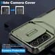 Samsung Galaxy A57 Hoesje Camera Slider Back Cover Schokbestendig Groen afbeelding 3
