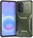 Samsung Galaxy A57 Hoesje Camera Slider Back Cover Schokbestendig Groen